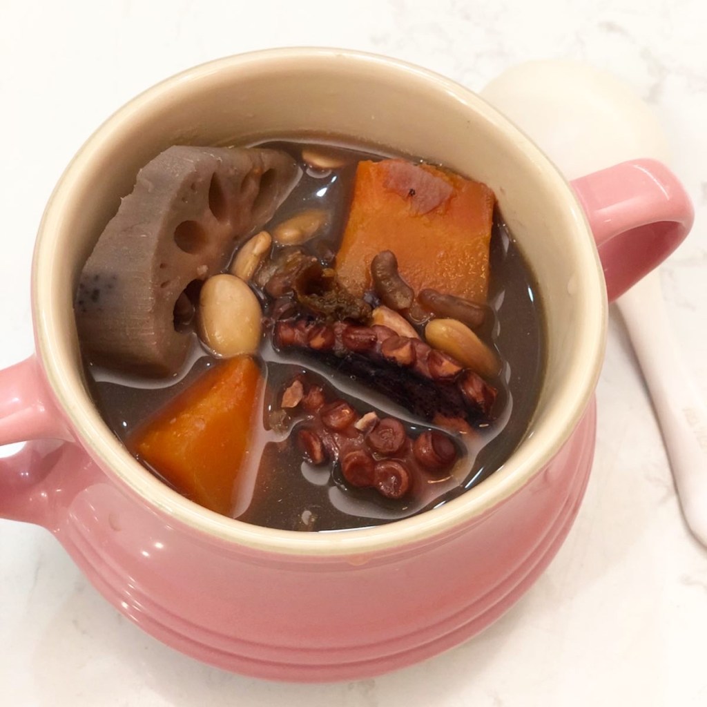 蓮藕章魚扁豆赤小豆湯