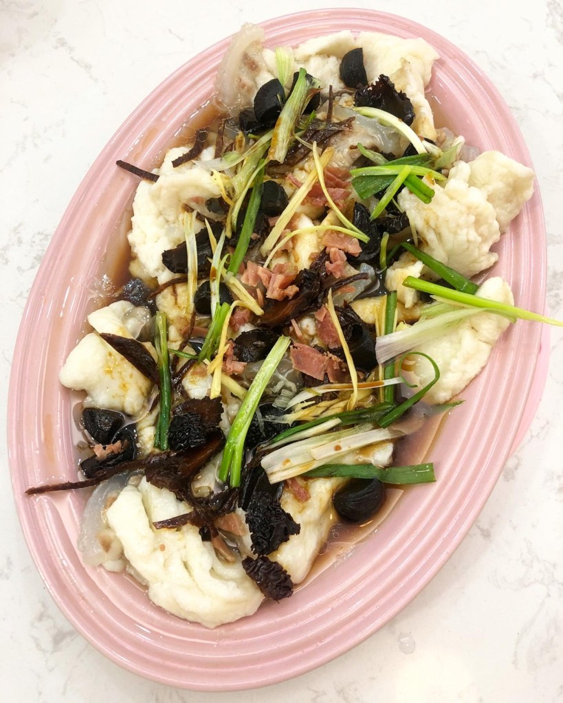 黑蒜陳皮南棗蒸龍躉