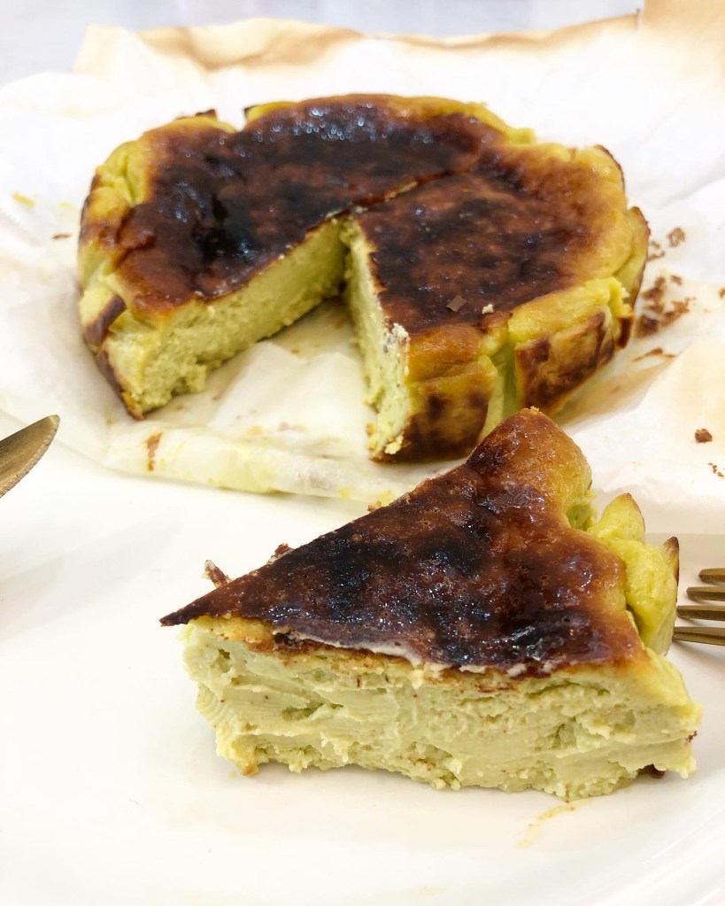 巴斯克焦香綠茶芝士蛋糕 