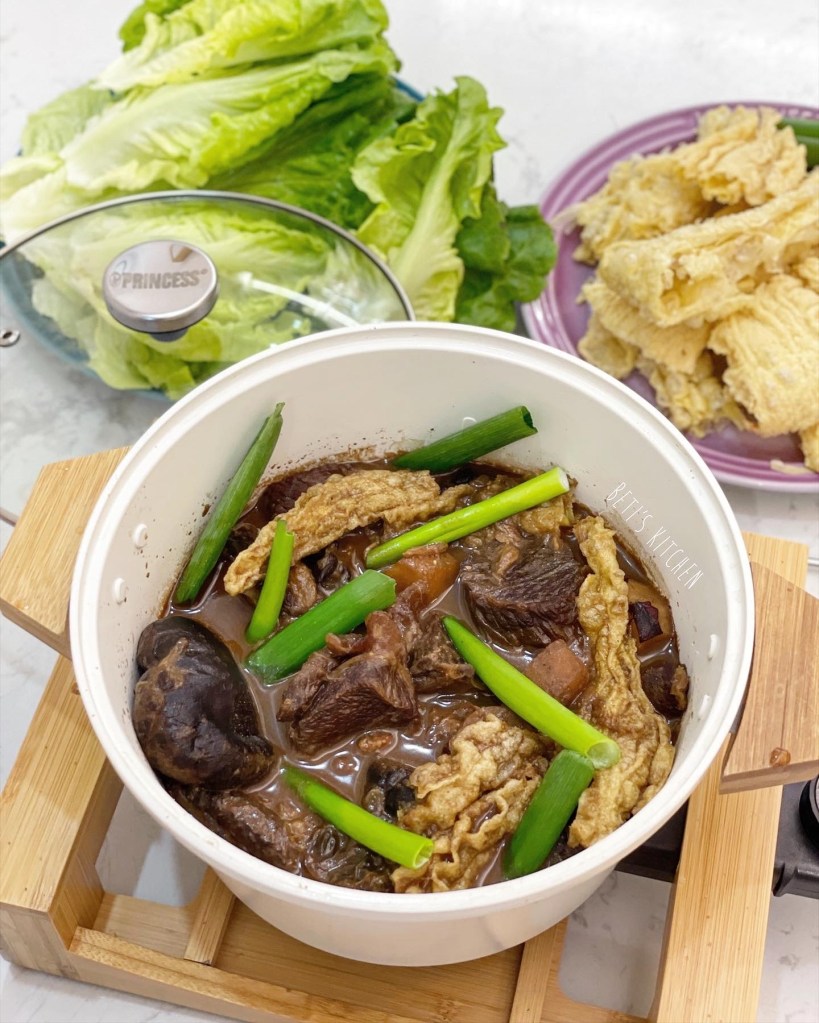 枝竹牛腩煲