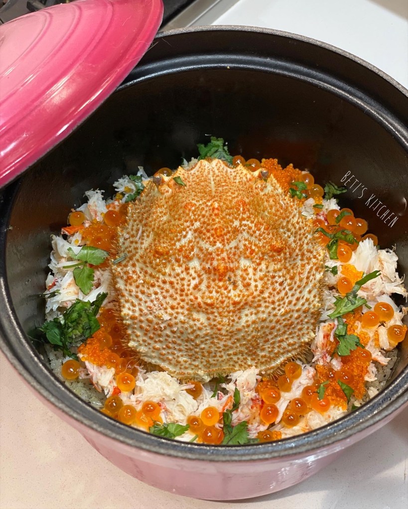 黑松露蟹肉日式飯 