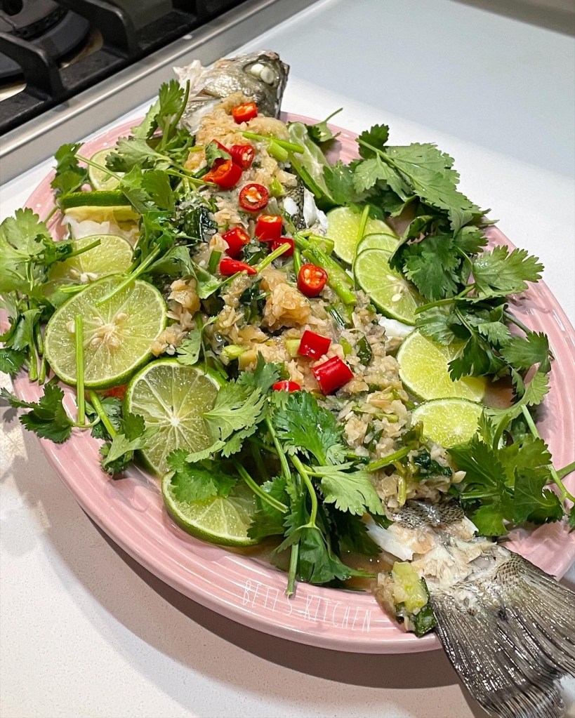 泰式青檸蒸海鱸 