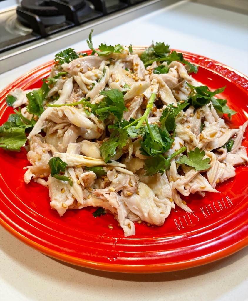 芝麻沙薑手撕雞 