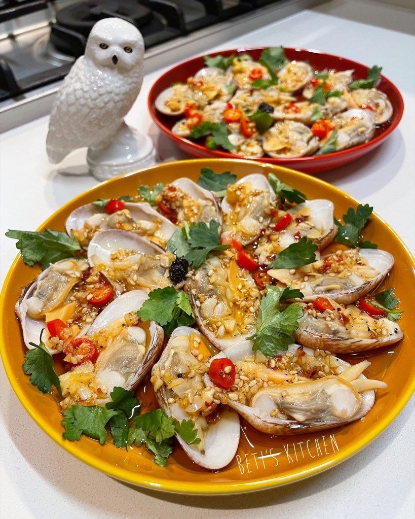 黑松露秘製辣汁撈花甲