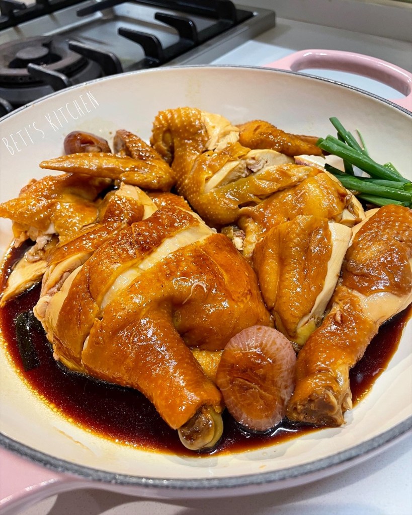 超滑玫瑰豉油雞