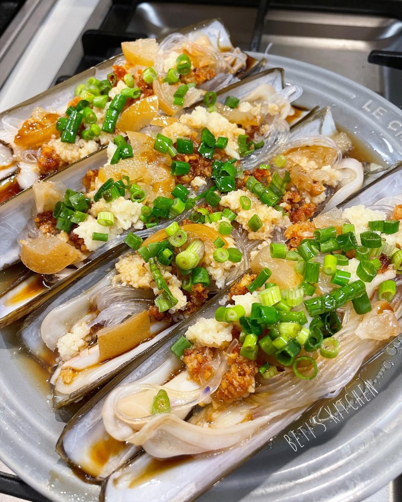 鹹檸檬金銀蒜蒸蟶子皇