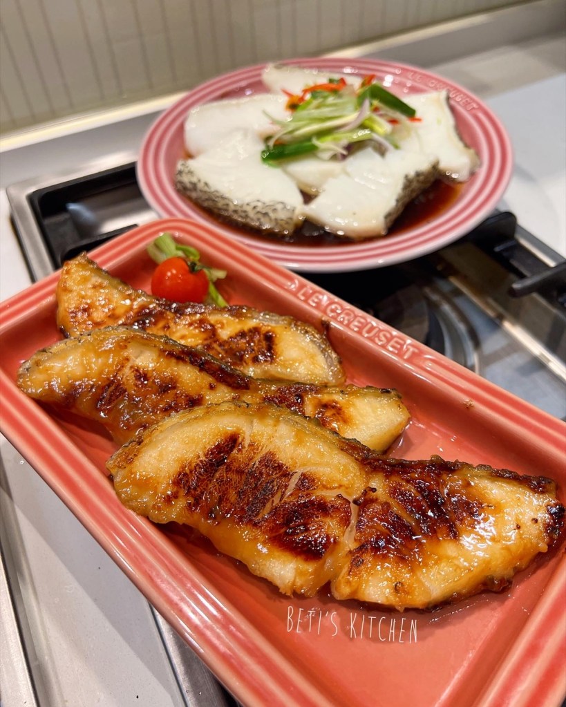 西京燒鱈魚 + 清蒸鱈魚 (鱈魚二食)