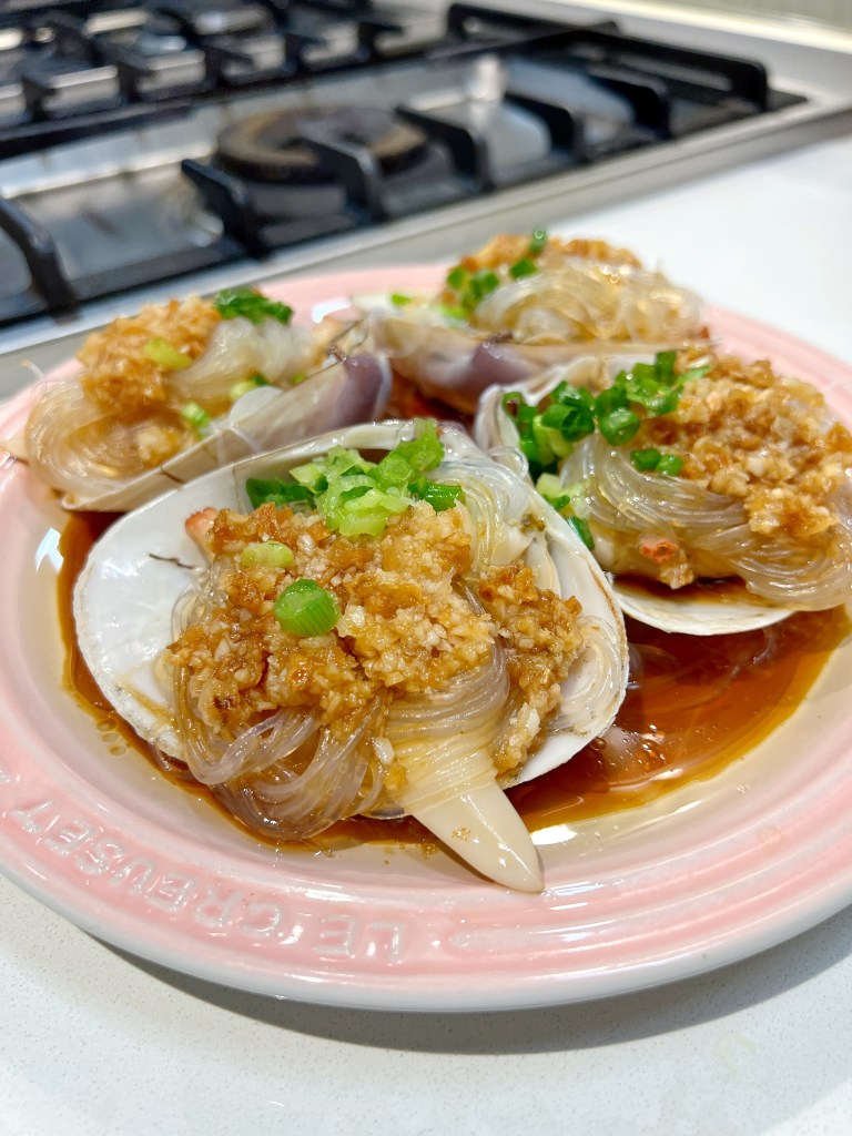 金銀蒜粉絲蒸貴妃蚌