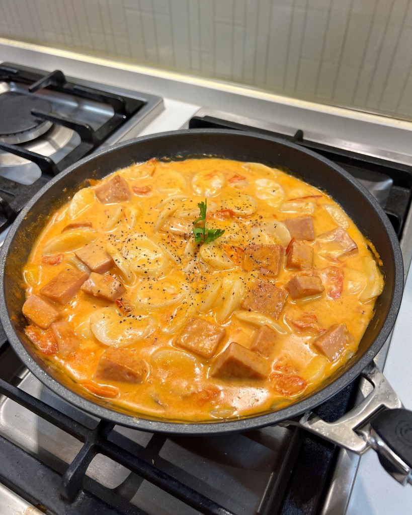 韓式蕃茄忌廉年糕 