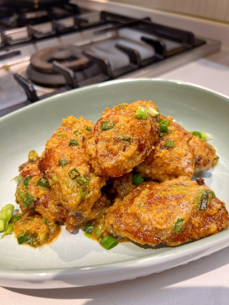 金沙鹹蛋黃雞翼